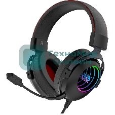 Гарнитура Defender Echo чёрный, проводная, подсветка