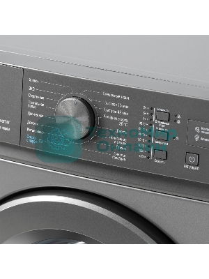 Стиральная машина Бирюса WM-SM510/10 M металлик, загрузка фронтальная 5 кг, 1000 об/мин, класс: А+++