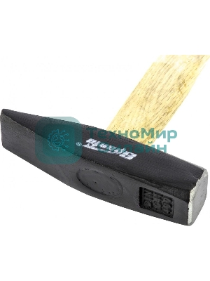 Молоток слесарный Sparta 102085 400 г, квадратный боек, деревянная рукоятка