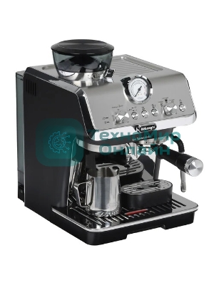 Кофеварка рожковая DeLonghi EC9155.MB серебристый/черный, исп. кофе - зерновой/молотый, 1.7 л, 1400 Вт, 15 Бар