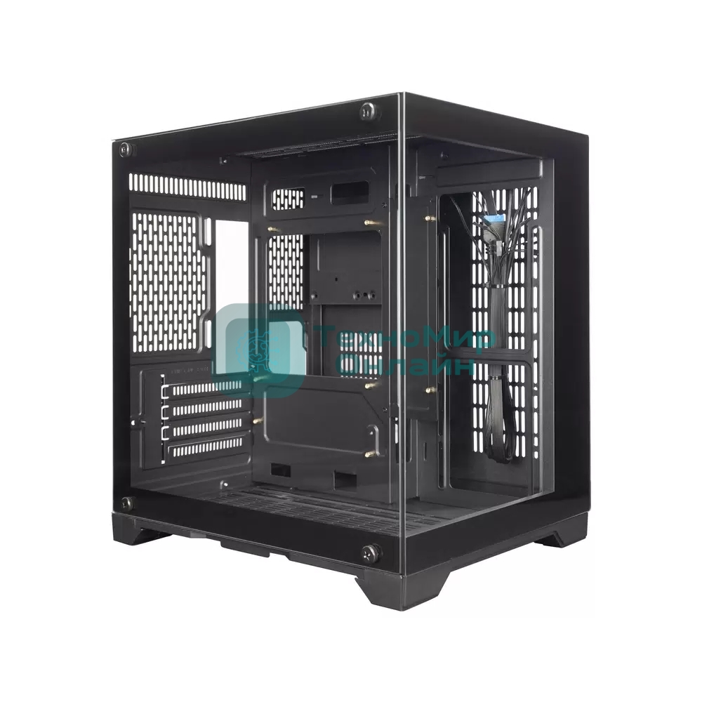 Компьютерный корпус 1STPLAYER MEGAVIEW MV5-T Black/mATX/MV5-TP-BK