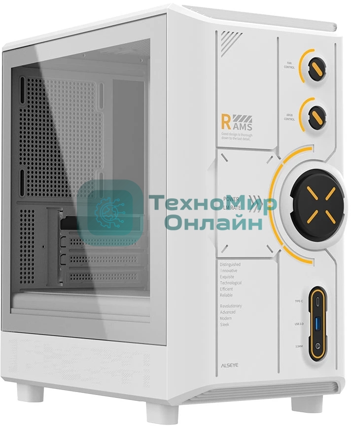 Компьютерный корпус RAMS 2.0 белый Type C