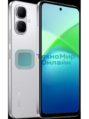 Смартфон Infinix SMART 10 4/128Gb серебристый