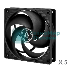 Вентилятор для корпуса Arctic P12 Value pack черный, 120 мм, 1800 об/мин, 22.5 дБ, 3 pin