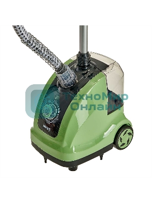 Отпариватель ЯРОМИР ЯР-5000 зеленый/черный, 1800 Вт, 35 г/мин, 1400 мл