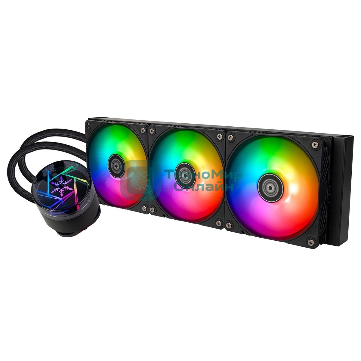 Система жидкостного охлаждения Silverstone SST-NP360-ARGb G53NP360ARGb020 черный