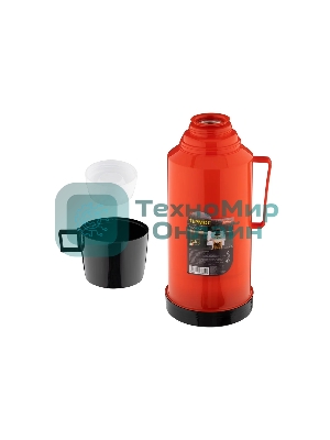 Термос в пластиковом корпусе со стеклянной колбой MALLONY CALOROSO, 1,8 л (106035)