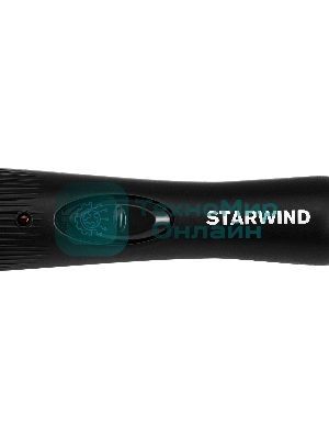 Щипцы для завивки волос Starwind SHS 7035 черный/фиолетовый, 13-19 мм, 200 °C, 1 режим