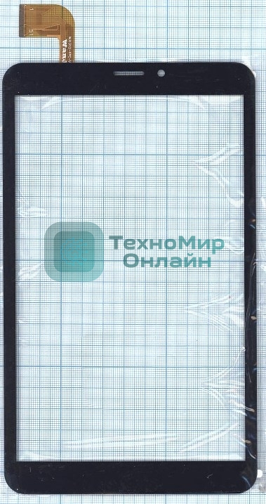 Сенсорное стекло (тачскрин) WJ1312-FPC-V1.0, черное