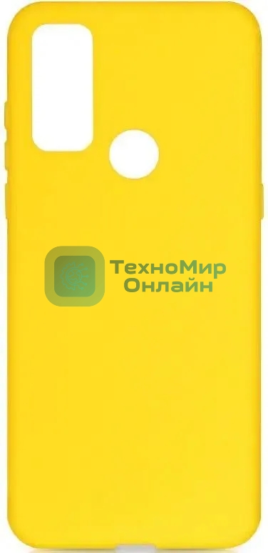 Чехол (клип-кейс) DF tcCase-02, для TCL 20 SE, желтый tccase-02 (yellow)