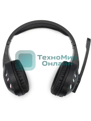 Гарнитура беспроводная/проводная с микрофоном Оклик HS-L420G черный накладные BT оголовье (1939799)