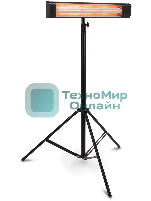 Обогреватель инфракрасный Starwind SHIRC-1010, черный, кварцевый, 1000 Вт, 18 м2