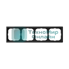 Рамка 4-м ArtGallery универс. карбон SE GAL001004