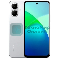 Смартфон Infinix SMART 10 4/128Gb серебристый