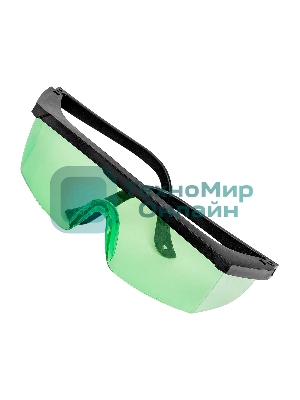 Лазерный уровень мультипризменный Denzel DLV-360-4C, 30 м, зеленый луч, Li-Ion 2,4 Aч, кейс