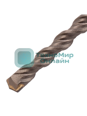 Бур по бетону Denzel двойная спираль, Cobalt W-tip, 12x600 мм, SDS PLUS