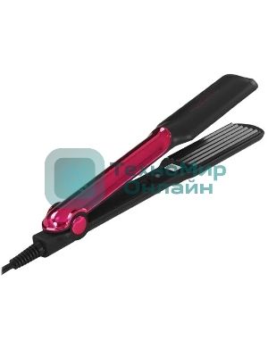 Щипцы для завивки волос Energy EN-873 черный/розовый, 33 мм, 200 °C, 1 режим