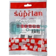 Панель Suprlan 10-0302-1, лицевая со шторкой 45x45, 2xKeystone ABS пластик, белый