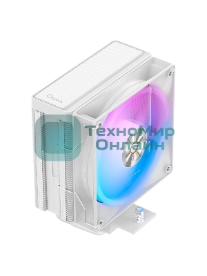Кулер для процессора Cooler Ocypus Delta A40 WH ARGb белый 120мм алюминий+медь 2000rpm 29db 4-pin 220W 156мм