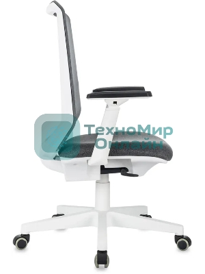 Кресло эргономичное Бюрократ MC-W611N серый TW SQU GR сетка/ткань крестов. пластик пластик белый