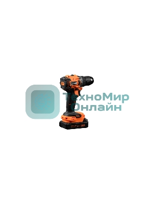 Дрель-шуруповерт аккумуляторная Вихрь ДА-20Л-2К/БП 72/14/67, Аккумуляторная, 20В, 2 АКБ, Кейс