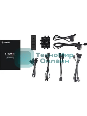 Вентилятор для корпуса Lian-Li ST120 ARGB 120х120x25 белый 4-pin 32.0дБ (упак.:3шт) (G99.12ST3W.00) Ret