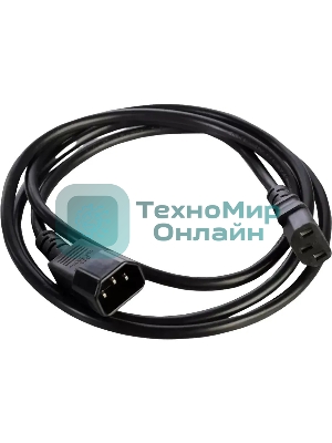 Шнур питания NTSS NTSS-PC13141 C13-С14 проводник.:3x0.75мм2 1м 220В 10А черный