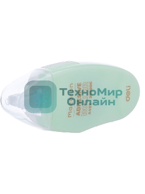 Клеющий роллер Deli EA49201 прозрачный блистер 6мм x 8м Macaron