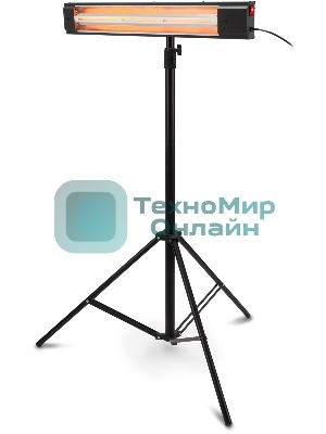 Обогреватель инфракрасный Starwind SHIRC-1010, черный, кварцевый, 1000 Вт, 18 м2