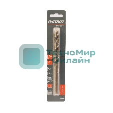 Сверло PATRIOT EXPERT по металлу, Р6М5К5, 12,0 мм, 1шт в блистере