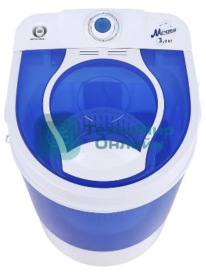 Стиральная машина Мечта WMS S303UT01 бело-синяя, загрузка вертикальная 3кг, 300 об/мин., класс: A+