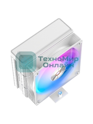 Кулер для процессора Cooler Ocypus Delta A40 WH ARGb белый 120мм алюминий+медь 2000rpm 29db 4-pin 220W 156мм