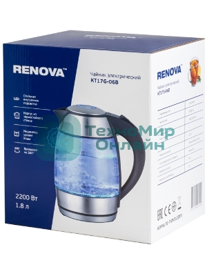Чайник электрический Renova KT17G-06B