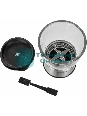 Кухонный комбайн Kitfort KT-1395 800Вт серебристый/черный