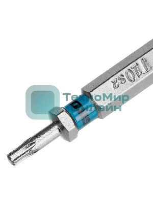 Бита Gross Torx 10х50 мм, сталь S2, шестигр., 10 шт.