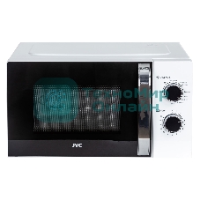 Микроволновая печь JVC JK-MW210MG белый, 20 л, 700 Вт, переключатели - поворотный механизм