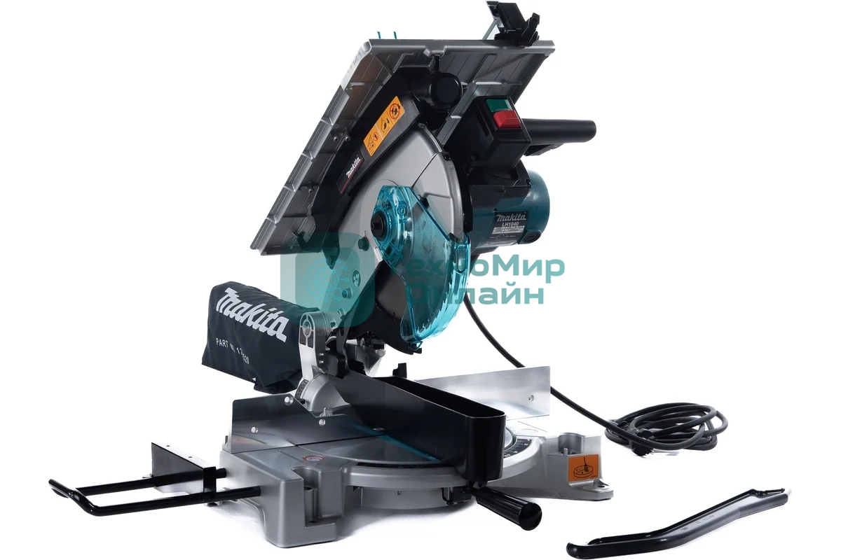 Пилы электрические дисковые, торцовочные Makita LH1040 Пила комб,1650Вт,4800об\м,дискф260х30мм,рез-93х95мм,14кг,кор,наклон-45\0гр,поворот-45\45гр
