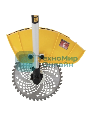 Триммер бензиновый Denzel DTL-43, 43 см3, неразъемная штанга, состоит из 2 частей