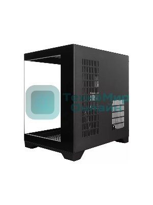 Компьютерный корпус 1STPLAYER MEGAVIEW MV5-T Black/mATX/MV5-TP-BK