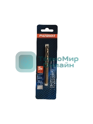 Сверло EDGE by PATRIOT по металлу 6,0 мм, 1шт в блистере