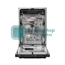 Встраиваемая посудомоечная машина Kuppersberg GHL 4530, High-Tech, 45 см, 11 комплектов, 8 программ, 3 корзины, лифт-механизм, конденсационная сушка, луч на полу, полная защита от протечек, индикатор отсутствия соли и ополаскивателя, отображение времени мытья, сенсорное управление, самодиагностика неисправностей, защита от детей, уровень шума 42 дб, энергоэффективность А