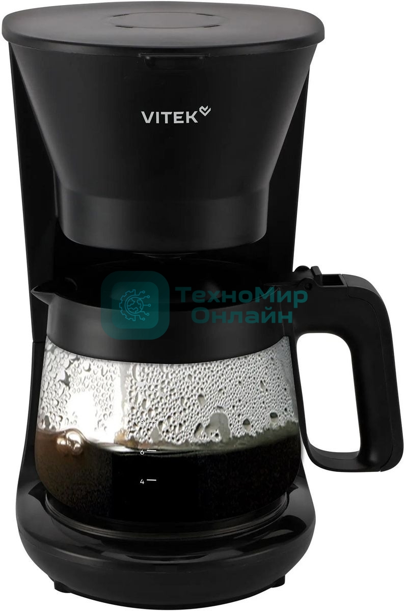 Кофеварка капельная Vitek VT-CMD1700 900Вт черный