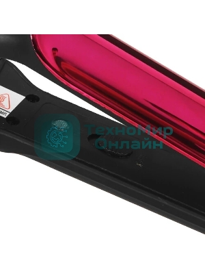 Щипцы для завивки волос Energy EN-873 черный/розовый, 33 мм, 200 °C, 1 режим