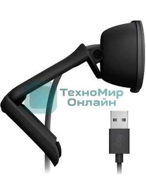 Камера Web Logitech Brio 95 графитовый 2Mpix (1920x1080) USB2.0 с микрофоном для ноутбука (960-001583)