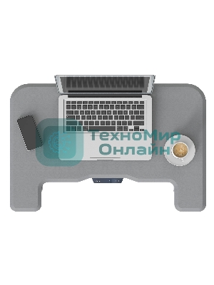 Стол для ноутбука Cactus VM-FDE101 столешница МДФ серый 80x60x123см (CS-FDE101WGY)