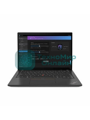 Ноутбук Lenovo ThinkPad T14 Gen 4 i7-1355U 16Gb SSD 512Gb Intel UHD Graphics 14 WUXGA IPS TS Cam 39.3Вт*ч Win11Pro(ENG) KBD RU\ENG Черный 21HD0077US
