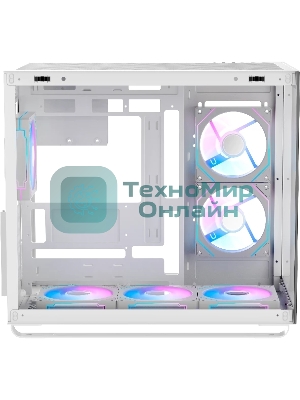 Компьютерный корпус Ocypus Iota C70 WH ARGb ATX/win/белый/6 ARGb fans/no PSU/Tempered Glass