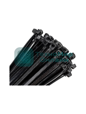 Хомут кабельный 4.8х300 нейл. черный (уп. 100 шт) IEK UHH32-D048-300-100