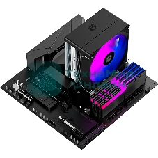 Кулер для процессора ID-COOLING SE-214-XT V2 LGA1851/1700/1200/115X/AM5/AM4 (16шт/кор, TDP 200W, PWM, 4 тепл.трубки прямого контакта, FAN 120мм, Random Spectrum Lighting) RET