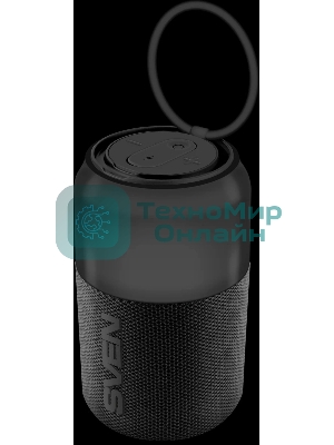 Колонка портативная SVEN PS-130 black (10 Вт, USB, Bluetooth, питание от USB/аккумулятора)